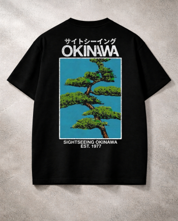 Okinawa Sightseeing Oversized T-Shirt