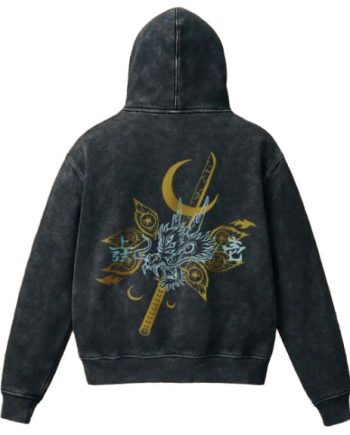 Demon Slayer Acid Wash Hoodie