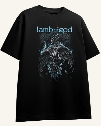 Lamb Of God Black Oversized T-Shirt