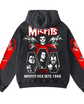Misfits Acid Wash Hoodie