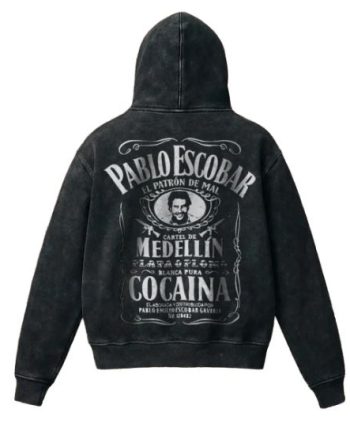 Plata Plomo Acid Wash Hoodie