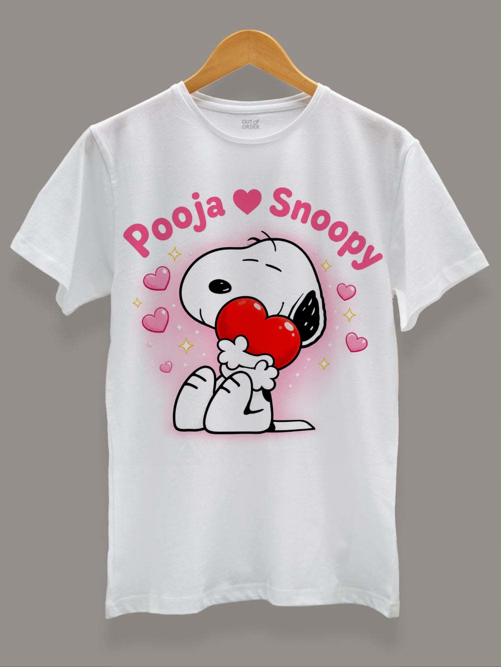 Pooja And Snoopy T-Shirt