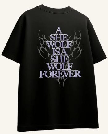 Shakira Black Oversized T-Shirt