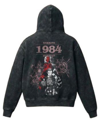 Stranger Things Acid Wash Hoodie