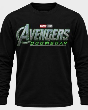Marvel Studios Avengers Doomsday Logo Graphic Long Sleeve Shirt