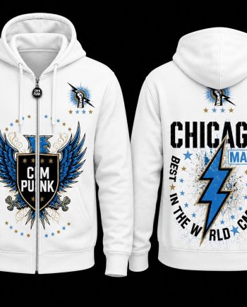 Cm Punk White Hoodie