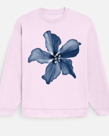 Flower Light Baby Pink Oversized T-Shirt
