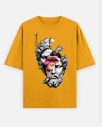 Golden Yellow Oversized T-Shirt
