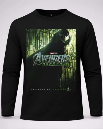 Marvel Studios Avengers Doomsday Doctor Doom Movie Graphic Long Sleeve Shirt