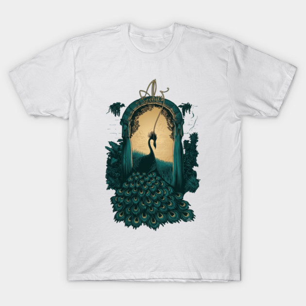 Alcest Peacock Archway Graphic T-Shirt