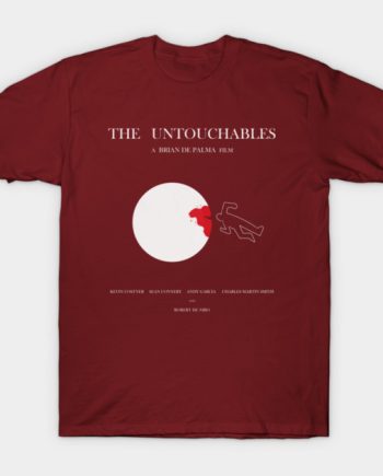 The Untouchables Minimalist Body Outline Graphic T-Shirt