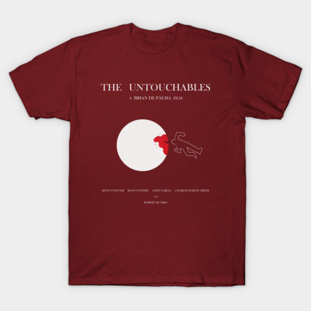 The Untouchables Minimalist Body Outline Graphic T-Shirt