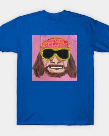 Macho Man Randy Savage Oil Painting Fine Art Graphic T-Shirt