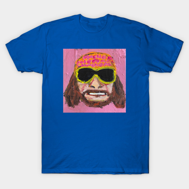 Macho Man Randy Savage Oil Painting Fine Art Graphic T-Shirt