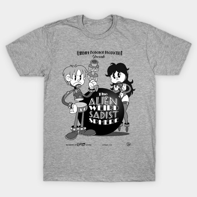 Gantz Vintage 1930s Rubber Hose Cartoon Parody Graphic T-Shirt