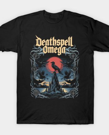 Deathspell Omega Ravens Sun Graphic T-Shirt