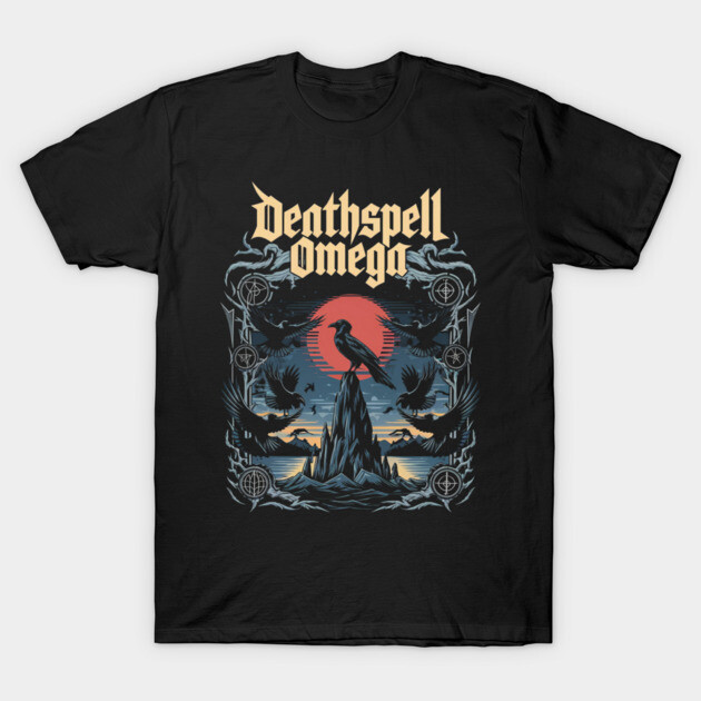 Deathspell Omega Ravens Sun Graphic T-Shirt