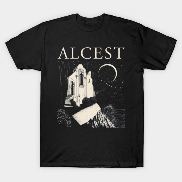 Alcest Cathedral Cliff Moon Graphic T-Shirt