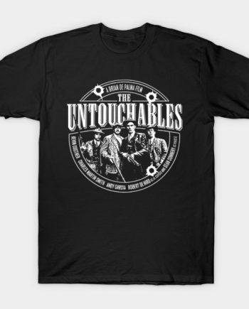 The Untouchables Brian De Palma Classic Movie Badge Graphic T-Shirt