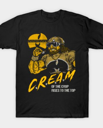 Macho Man C.R.E.A.M. of the Crop Wu-Tang Parody Graphic T-Shirt