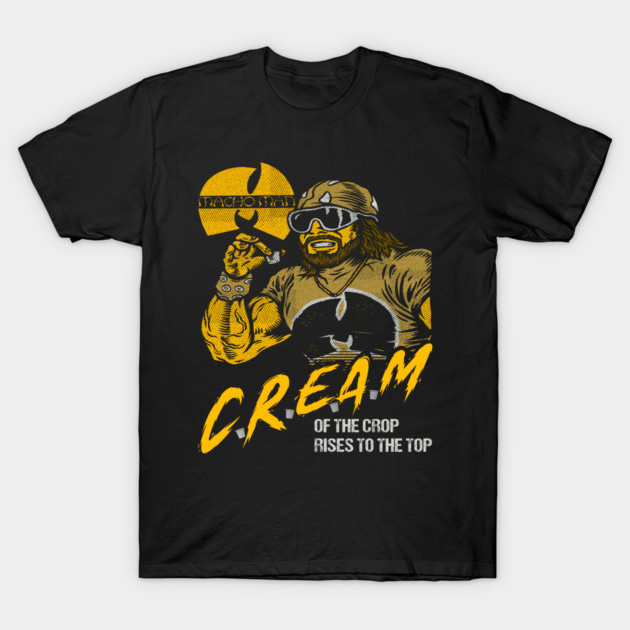 Macho Man C.R.E.A.M. of the Crop Wu-Tang Parody Graphic T-Shirt