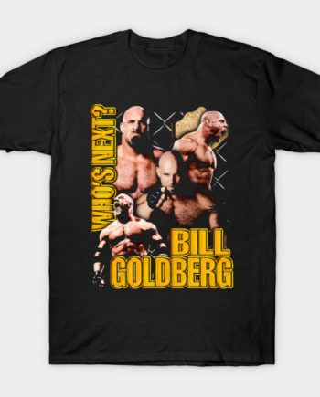 Bill Goldberg Bootleg Rap Tee Style Collage Graphic T-Shirt