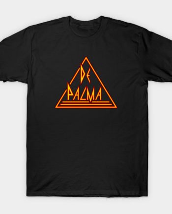 Brian De Palma Neon Art Deco Triangle Graphic T-Shirt