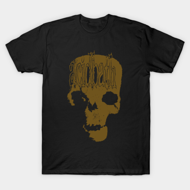 Acid Bath Sludge Metal Skull Graphic T-Shirt
