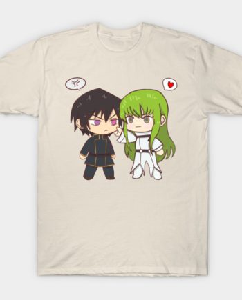 Code Geass Chibi Lelouch & C.C. Graphic T-Shirt