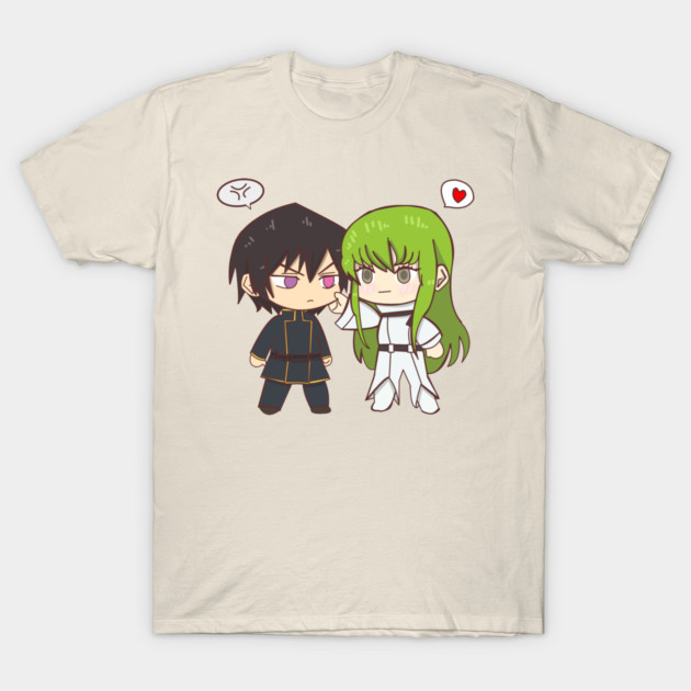Code Geass Chibi Lelouch & C.C. Graphic T-Shirt