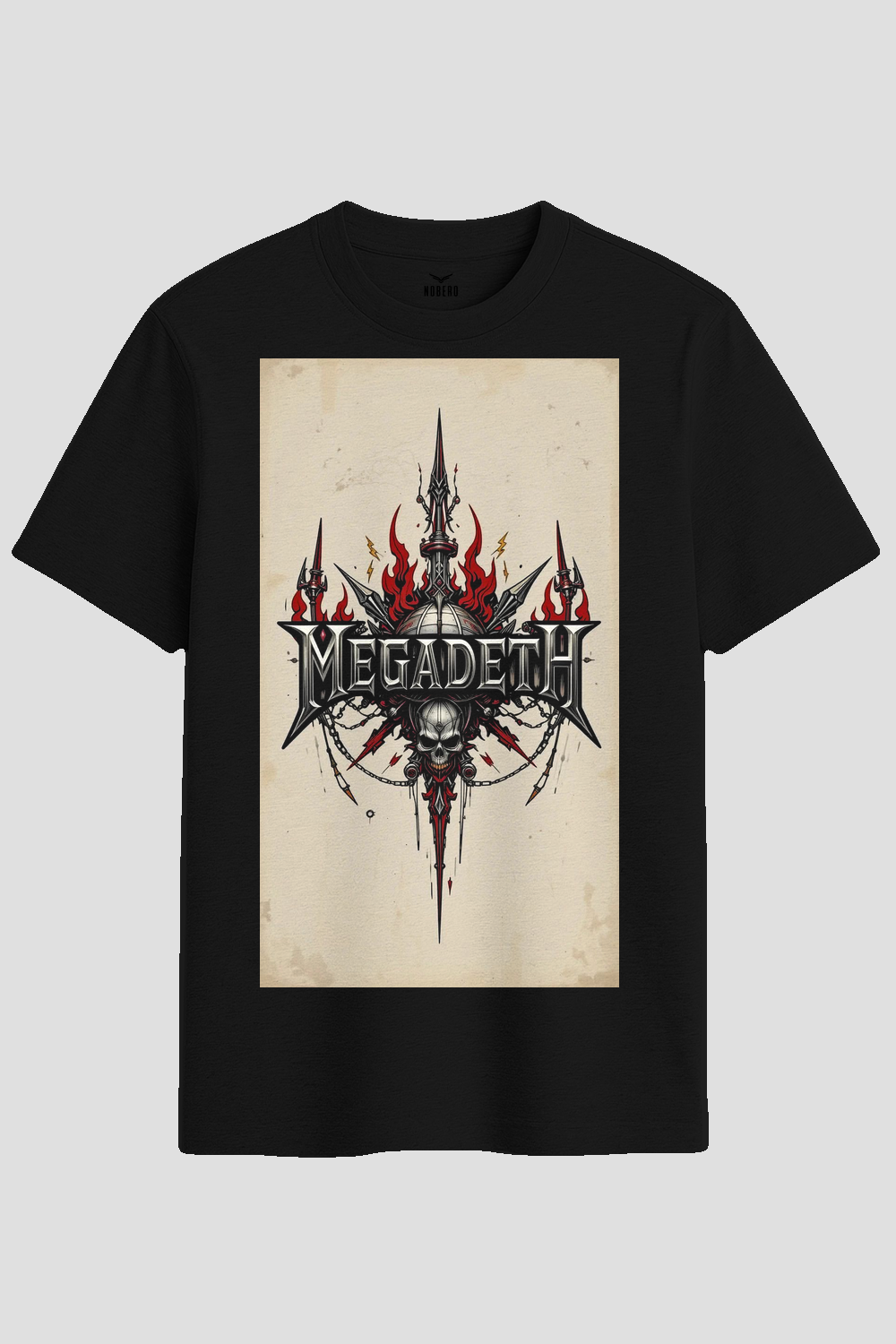 Vintage Megadeth Tribal Emblem Graphic T-Shirt