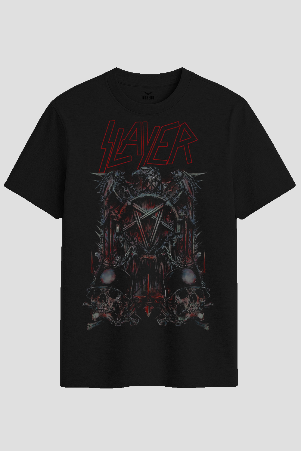 Vintage Slayer Eagle Pentagram Graphic T-Shirt