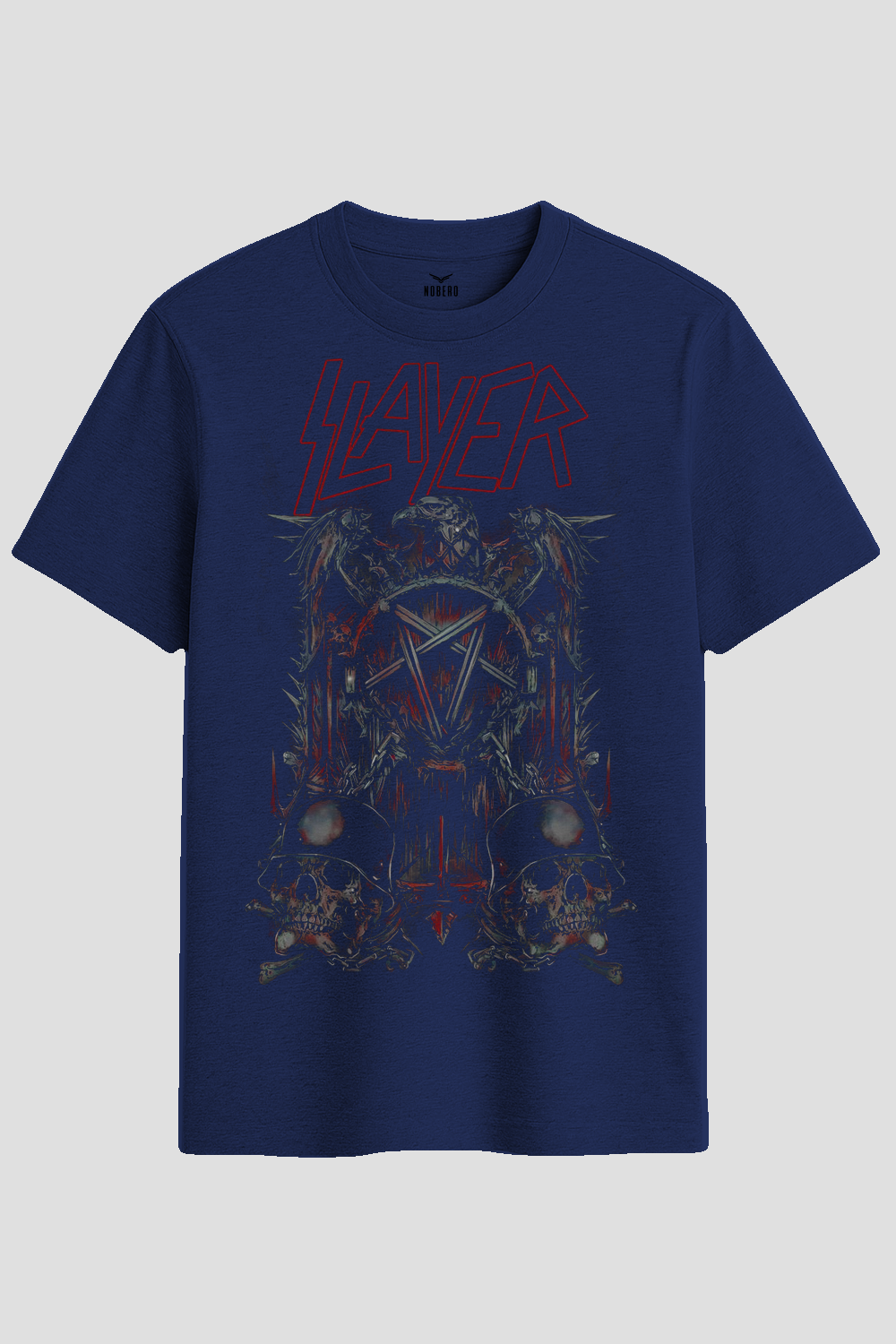 Vintage Slayer Eagle Pentagram Graphic T-Shirt