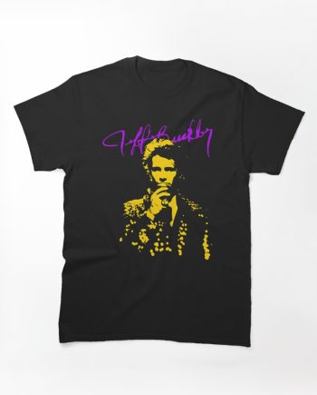 Jeff Buckley Signature Grace Era Portrait Graphic T-Shirt