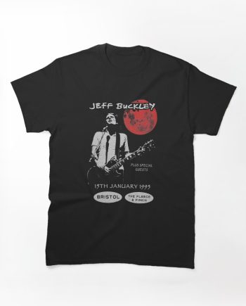 Jeff Buckley Live at Bristol Fleece & Firkin 1995 Concert Graphic T-Shirt