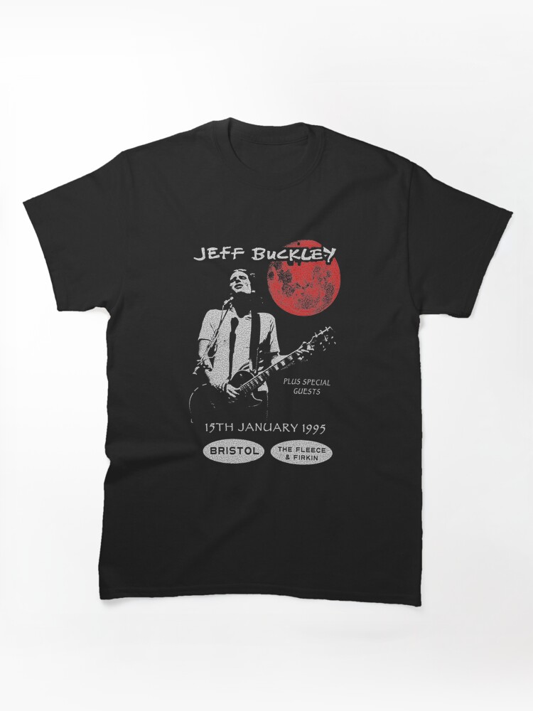 Jeff Buckley Live at Bristol Fleece & Firkin 1995 Concert Graphic T-Shirt