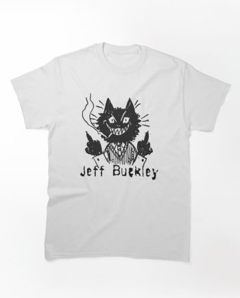 Jeff Buckley Smoking Black Cat Graphic T-Shirt