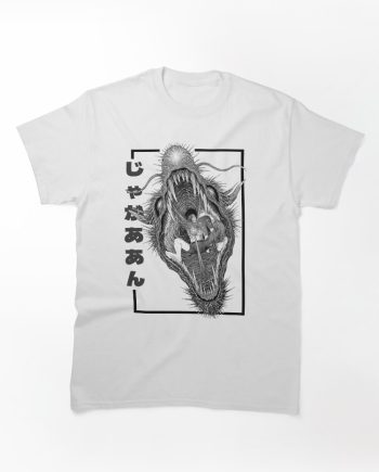 Dragon Maw Horror Manga Graphic T-Shirt