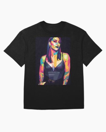 Rhea Ripley Geometric Pop Art Graphic T-Shirt