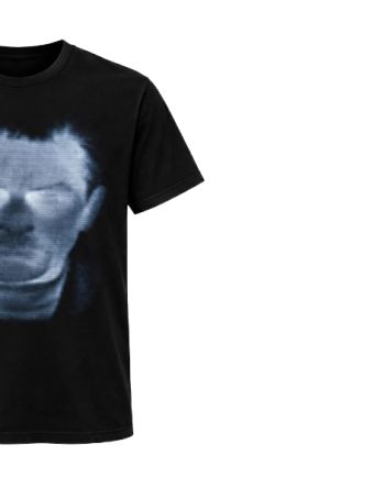 Young Fathers Abstract Thermal Portrait Graphic T-Shirt