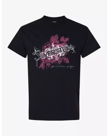 Silverstein Floral Gothic Band Graphic T-Shirt