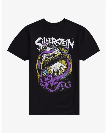Silverstein Kraken Bottle Band T-Shirt