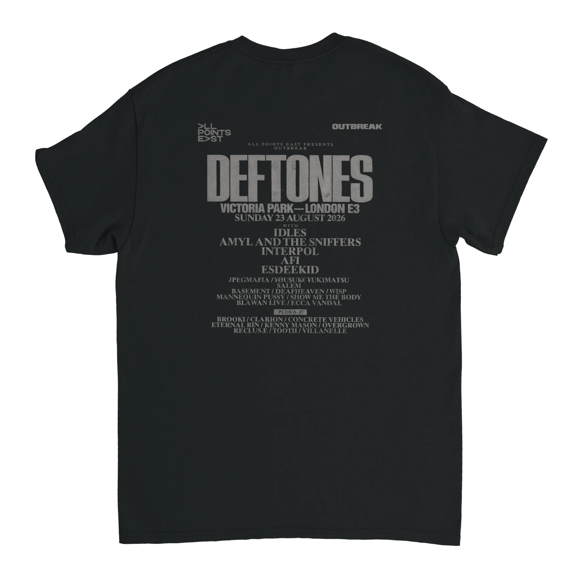Deftones London Music Festival T-Shirt