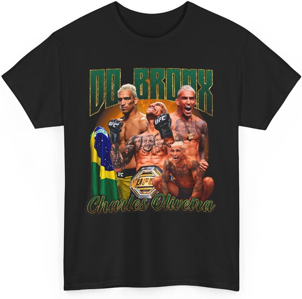 Charles Oliveira Do Bronx Graphic T-Shirt