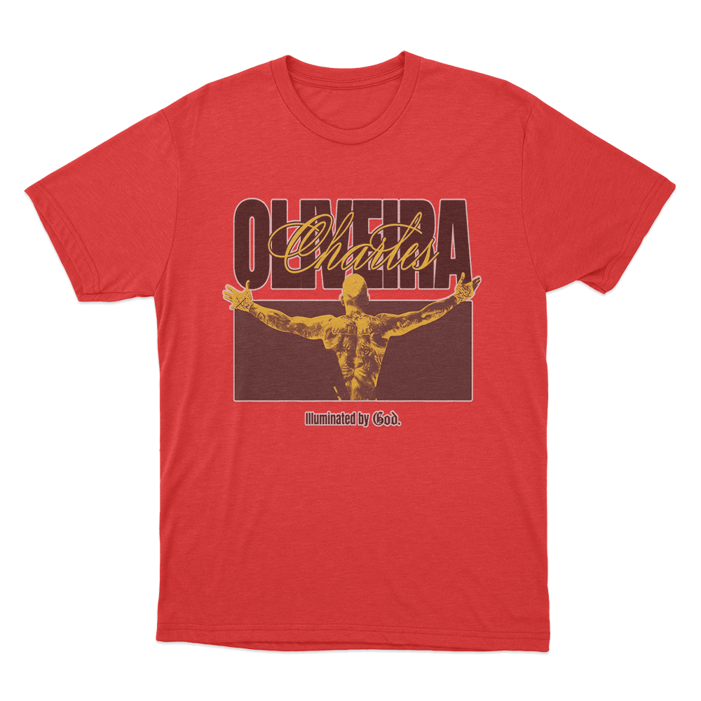Charles Oliveira Illuminated Graphic T-Shirt