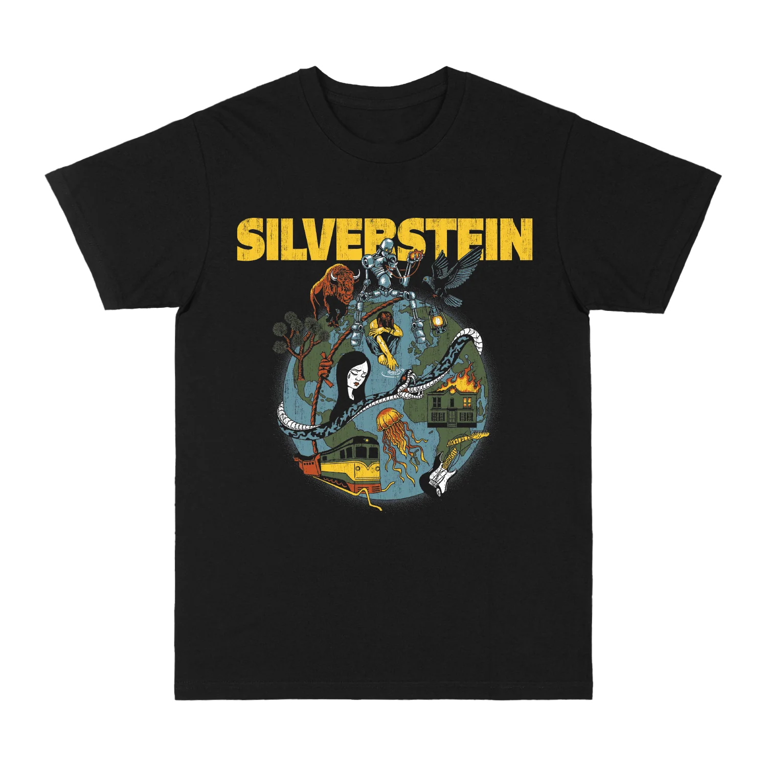 Silverstein World Discography Graphic T-Shirt