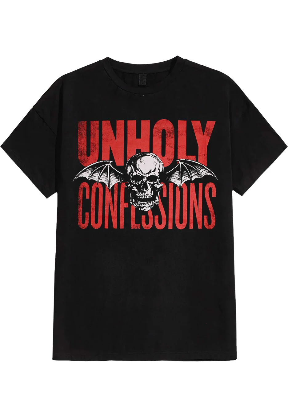 Unholy Confessions Skull Graphic T-Shirt
