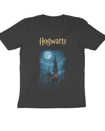 Hogwarts Moonlight Castle Graphic T-Shirt