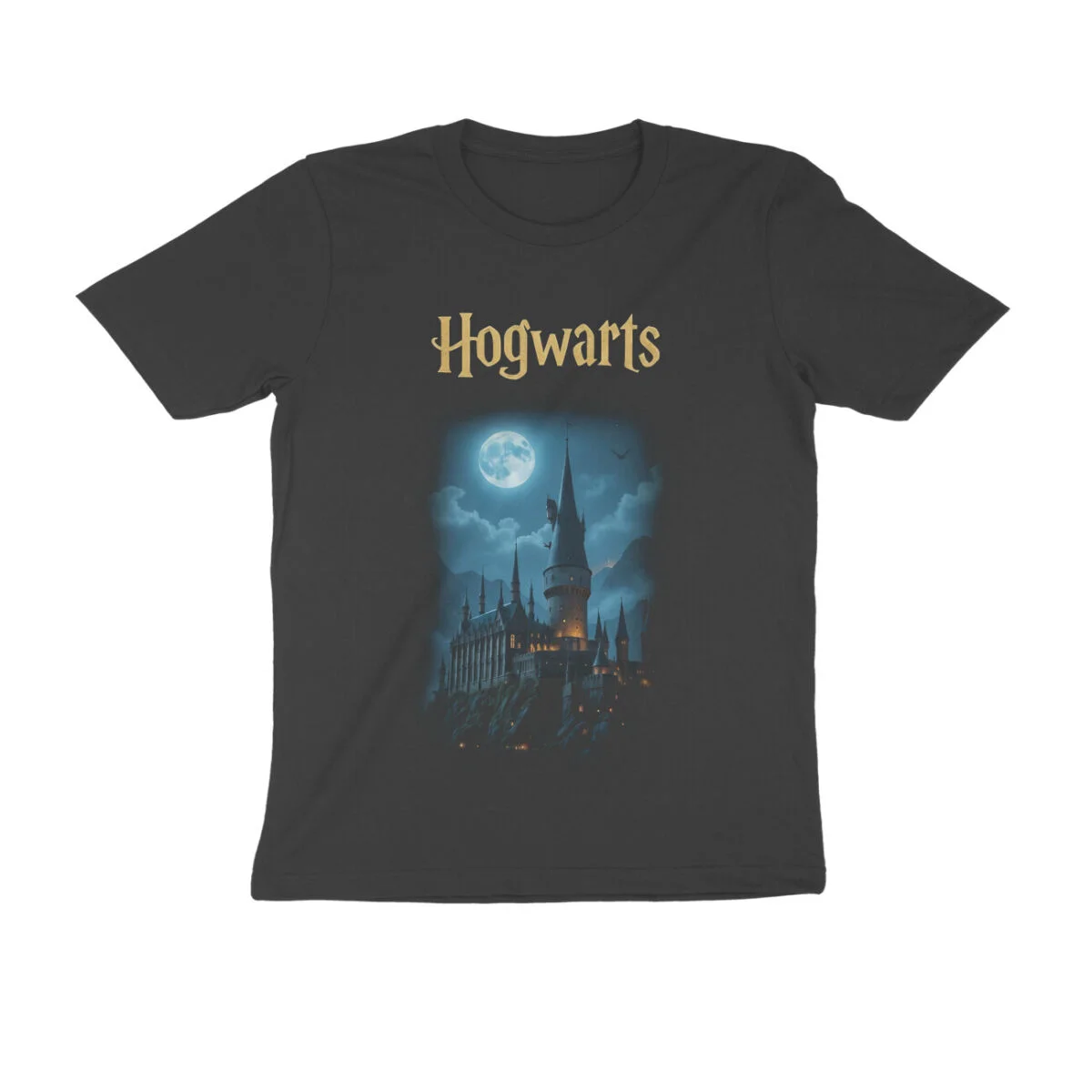 Hogwarts Moonlight Castle Graphic T-Shirt
