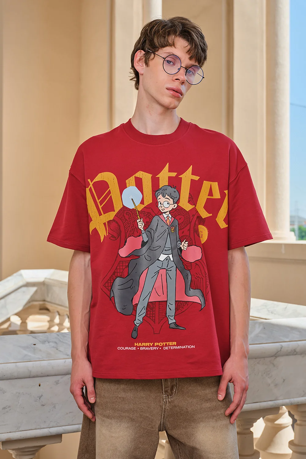 Harry Potter Courage Anime Graphic T-Shirt